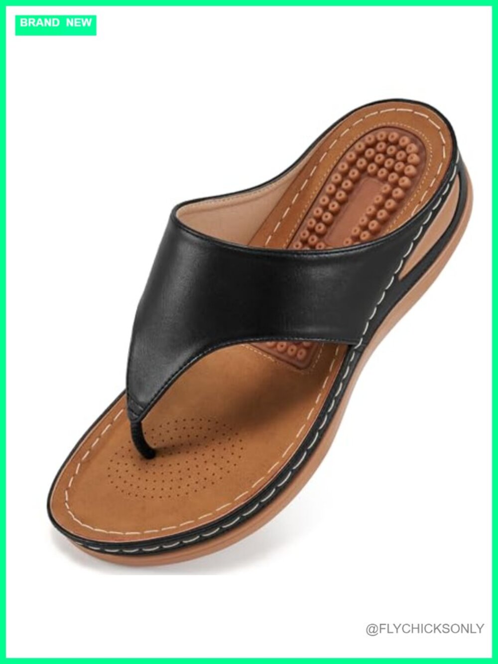 Womens Wedge Sandals Comfortable Dressy Summer Flip Flops